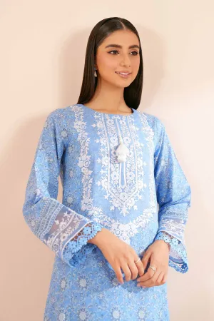2 Piece - Digital Printed Embroidered Suit - 42404442