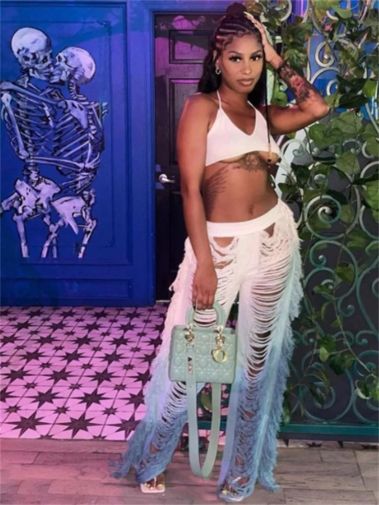 Beach Tassel Pants