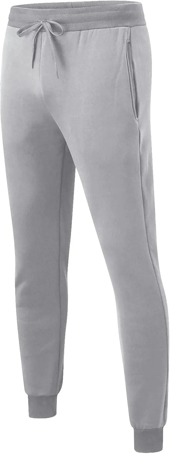 Cargo Pants for Men Big and Tall, Athletic Casual Open Bottom Cargo Sweatpants with Pockets Men's Cotton Sweatpants