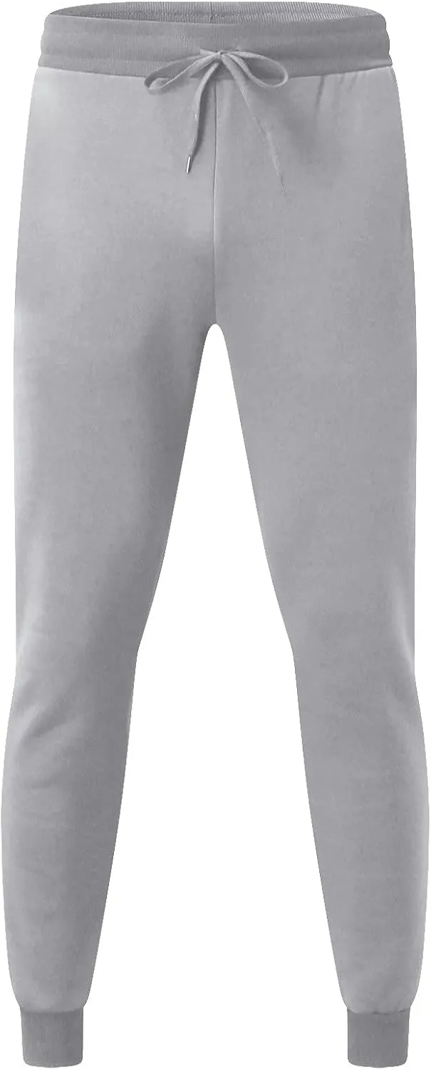 Cargo Pants for Men Big and Tall, Athletic Casual Open Bottom Cargo Sweatpants with Pockets Men's Cotton Sweatpants