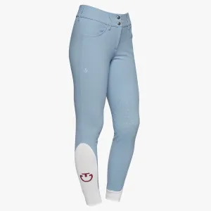 CT Women's American Breeches with Knee Grip - Light Blue