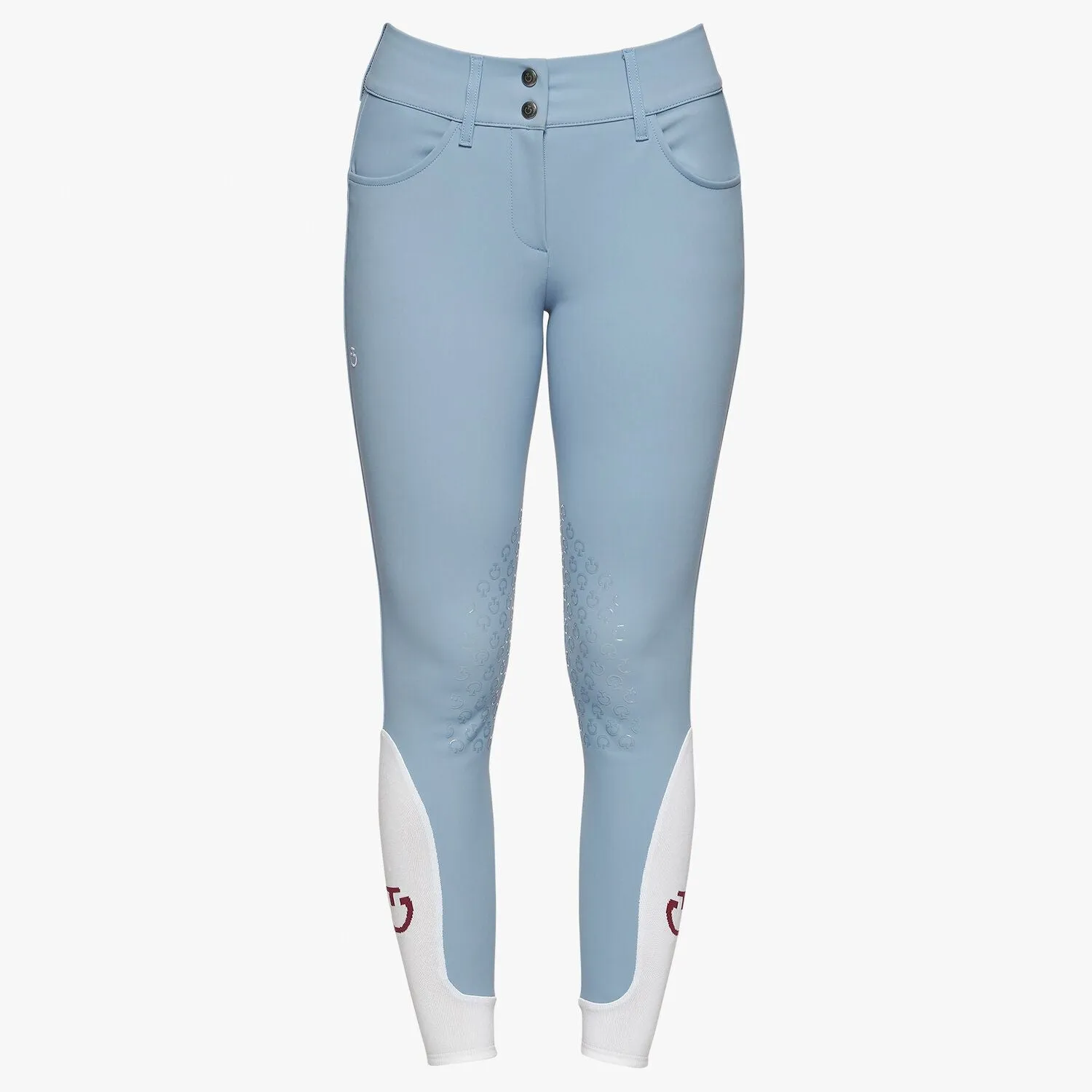 CT Women's American Breeches with Knee Grip - Light Blue