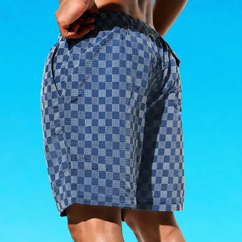 Desmiit Beach Pants Swim Trunks