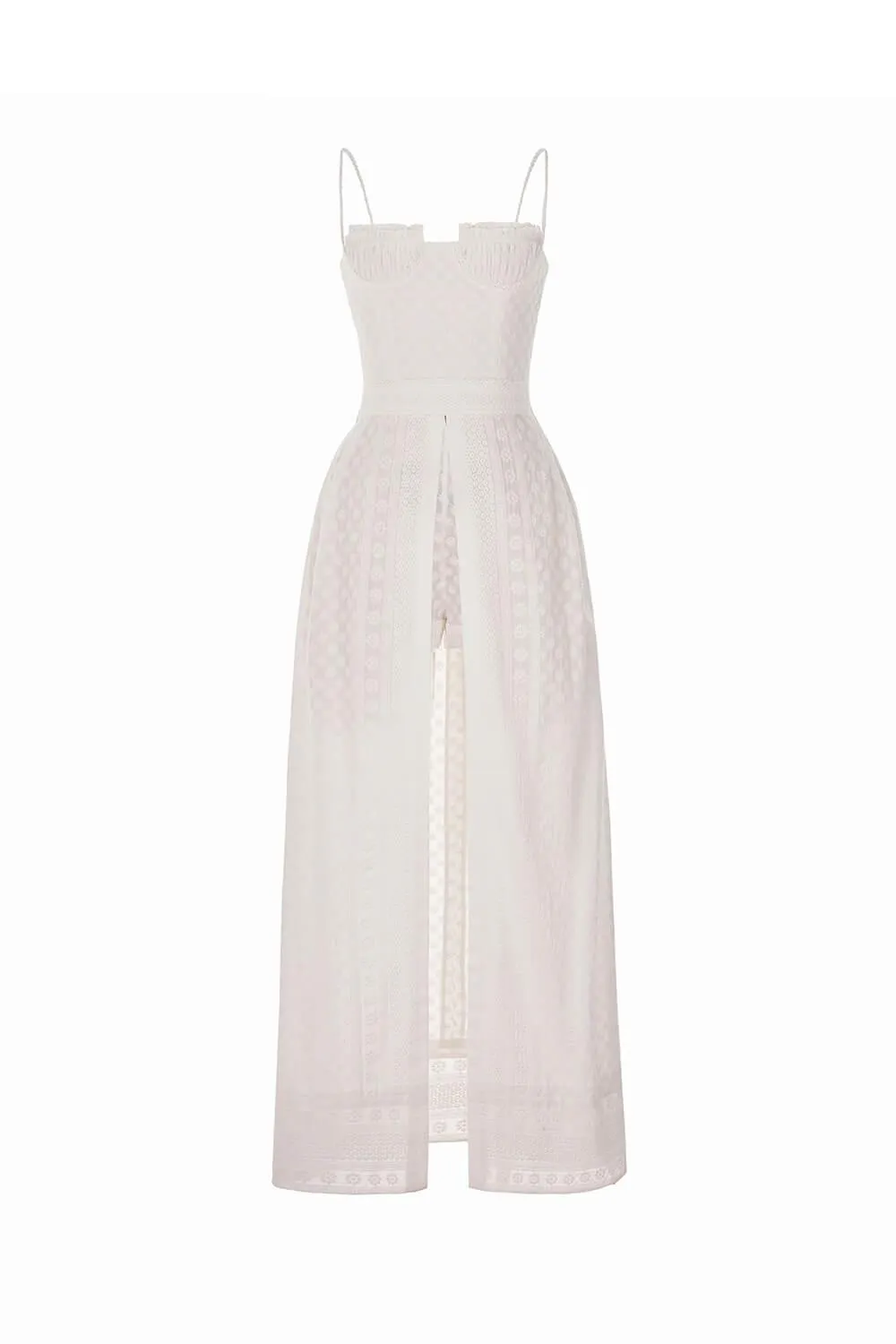 Embroidered Cotton Maxi Set