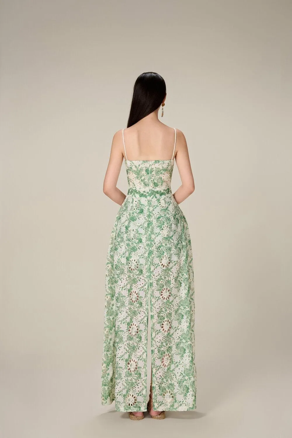 Embroidered Cotton Maxi Set