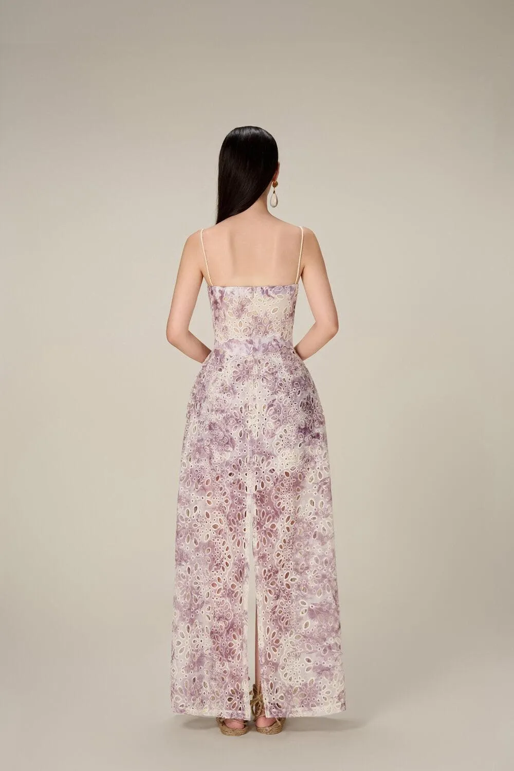Embroidered Cotton Maxi Set