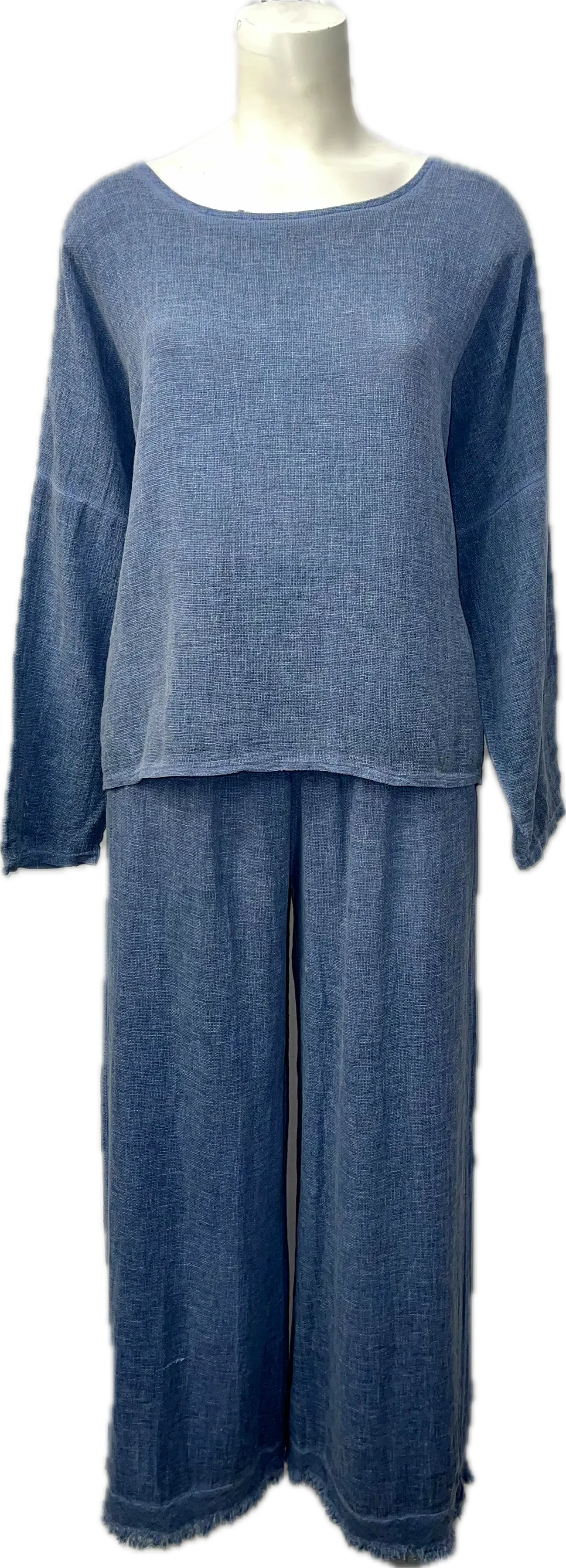 Gauze Ruffled Pants