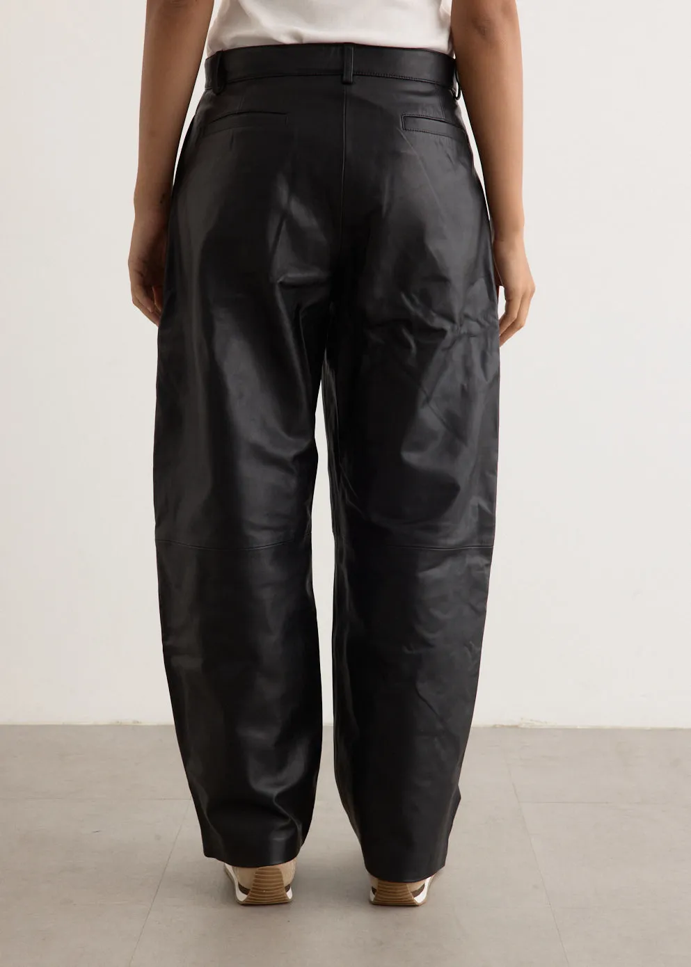 Leather Balloon Pants