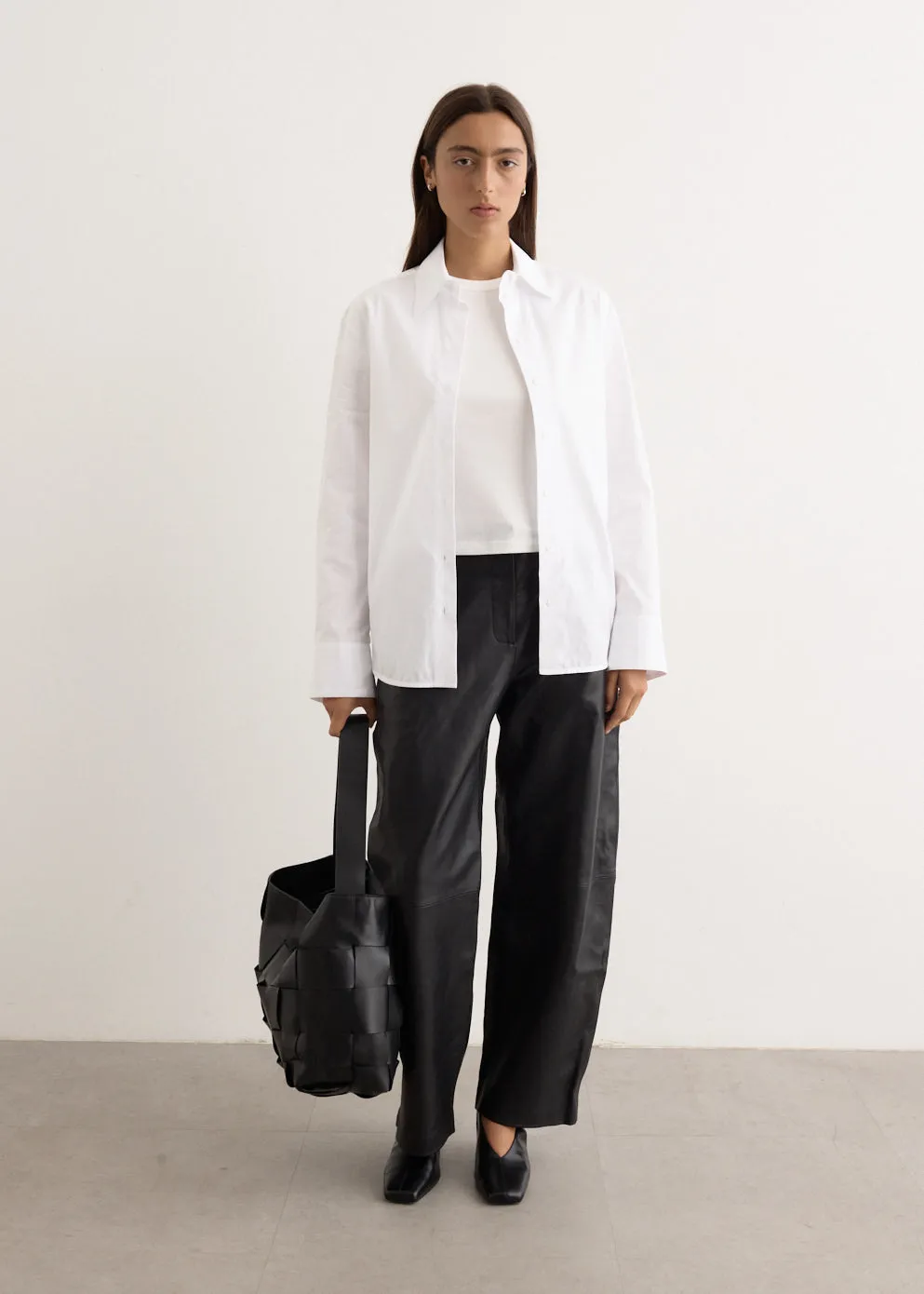 Leather Balloon Pants