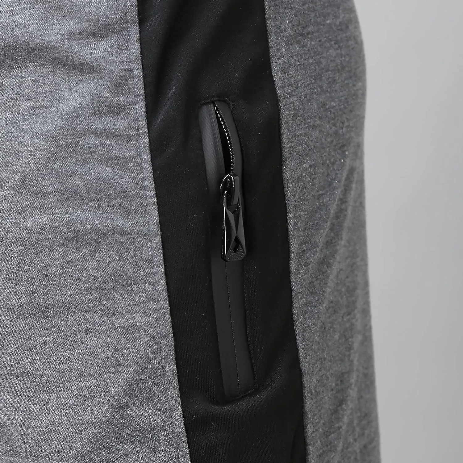 Mens Workout Cargo Sweatpants Casual Multi-Pockets Jogger Pants Streetwear Hiking Pants with Drawstring Men's Casual