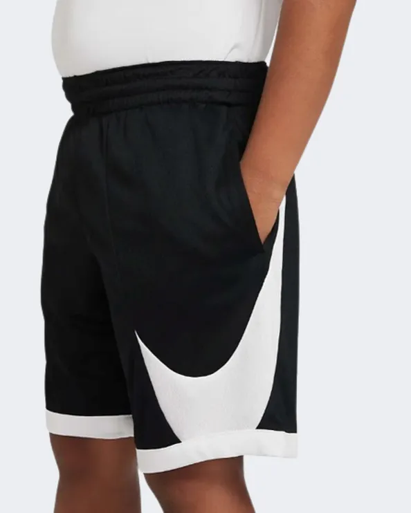Nike Dri-Fit Boys Basketball Short Black/White Dm8186-010