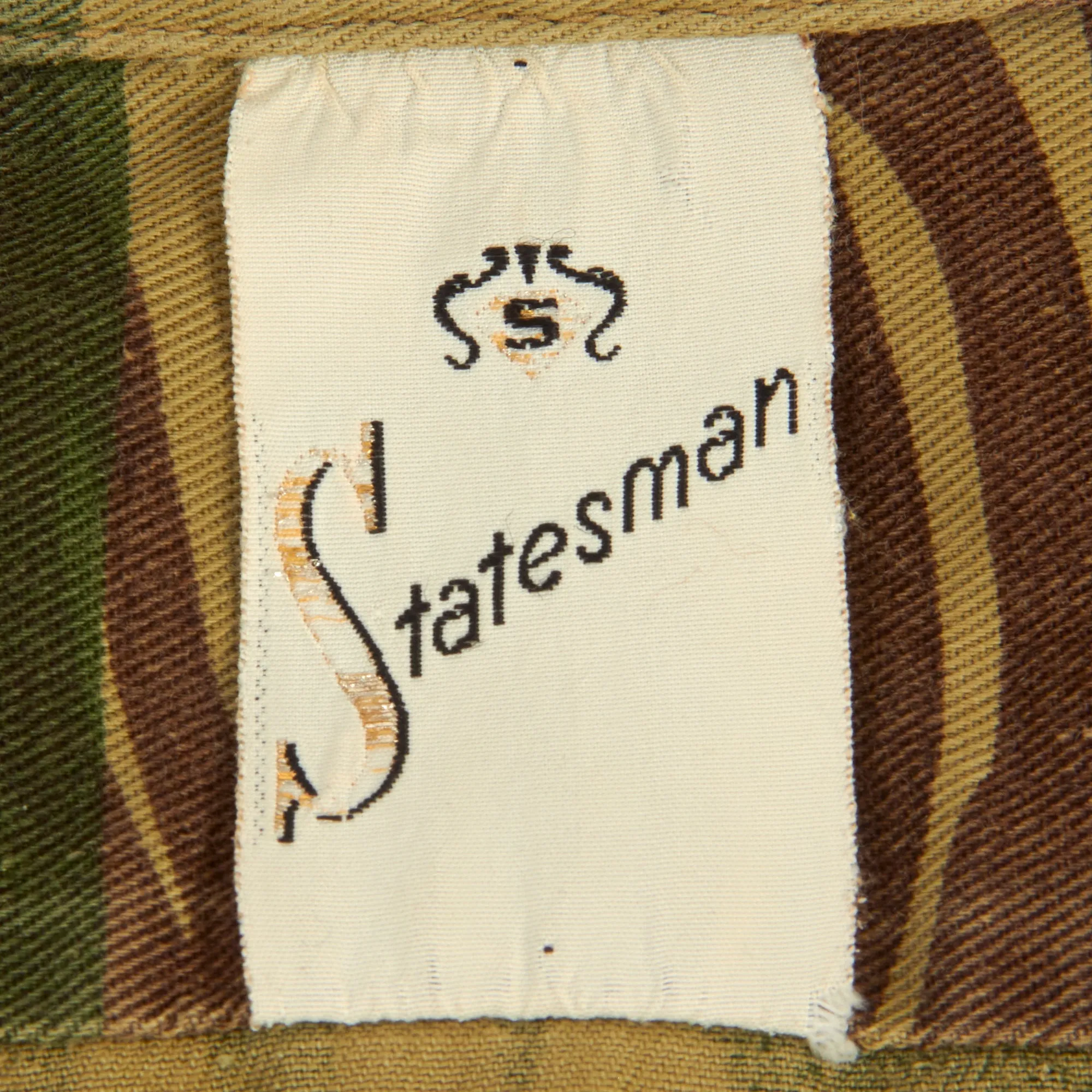 Original Rhodesian Bush War Era Rhodesian Brushstroke Camouflage Pattern Uniform Set by Statesman