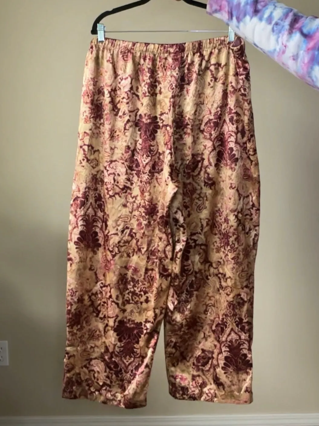 Printed Satin Pants XXXL (1/1)