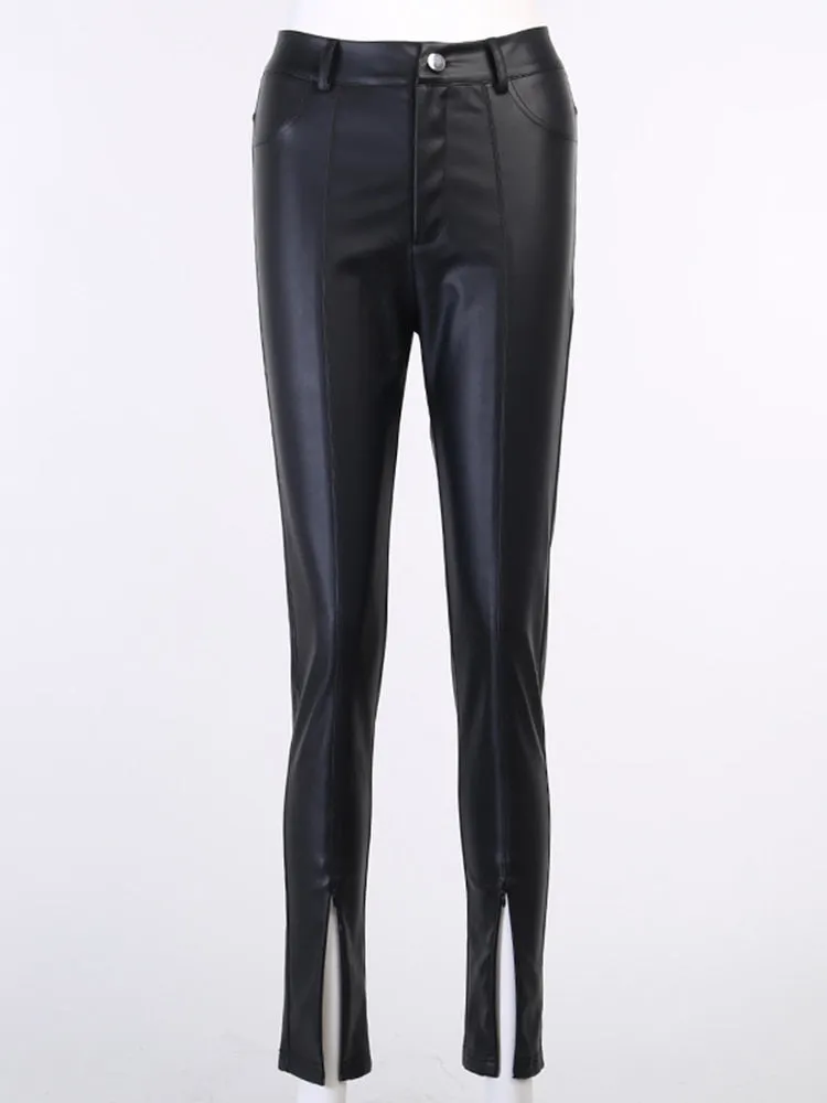 Sexy Slim Selena Faux Leather Pants