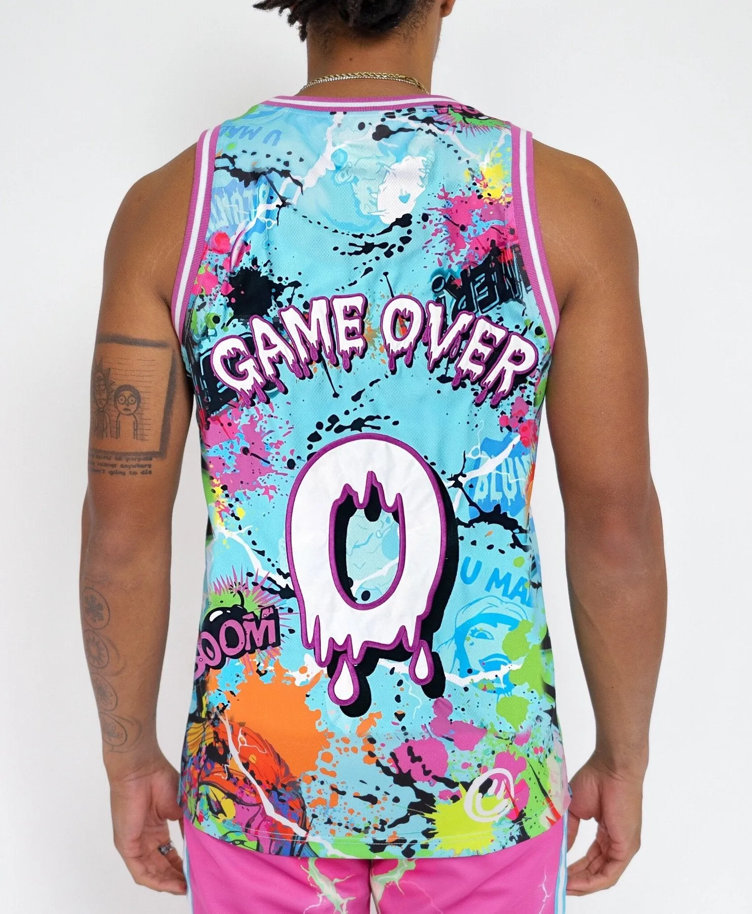 Sugarhill-Trippy Jersey-Blue/Pink