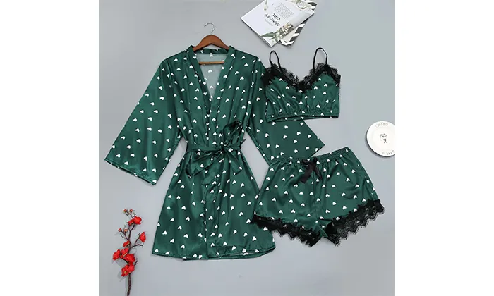 Three-piece Women's Loose Pajamas