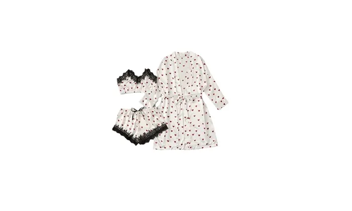 Three-piece Women's Loose Pajamas