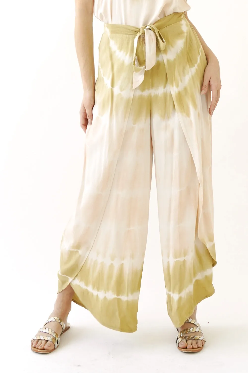 TIE DYE WRAP PANTS