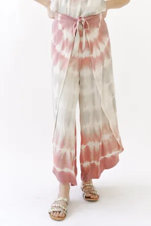 TIE DYE WRAP PANTS