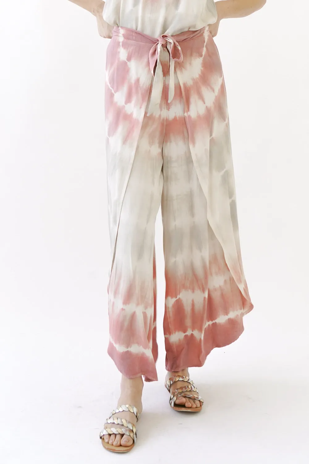 TIE DYE WRAP PANTS
