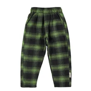 Trousers Green & Black Checkered
