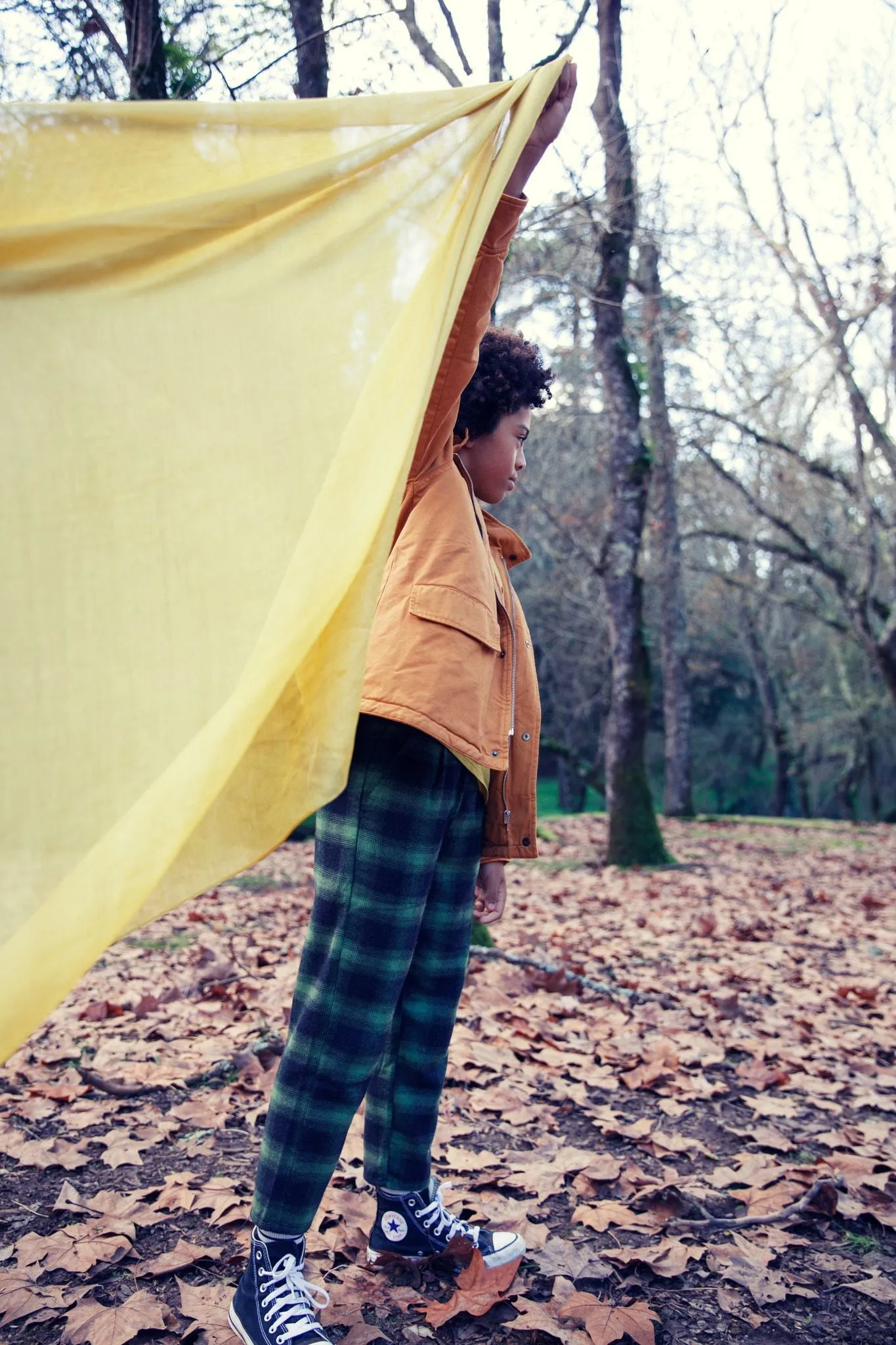 Trousers Green & Black Checkered