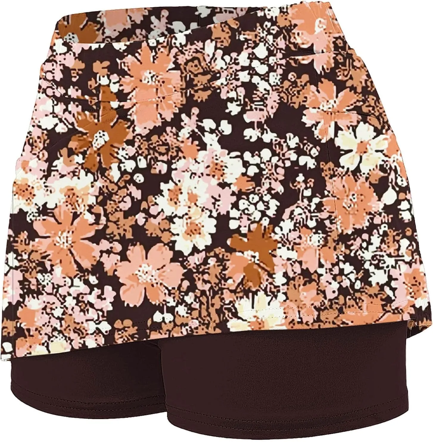Womens Athletic Shorts Casual Fashion Printed High Waisted Skirt Pants Sports Outdoor Yoga Dressy Shorts for Running
