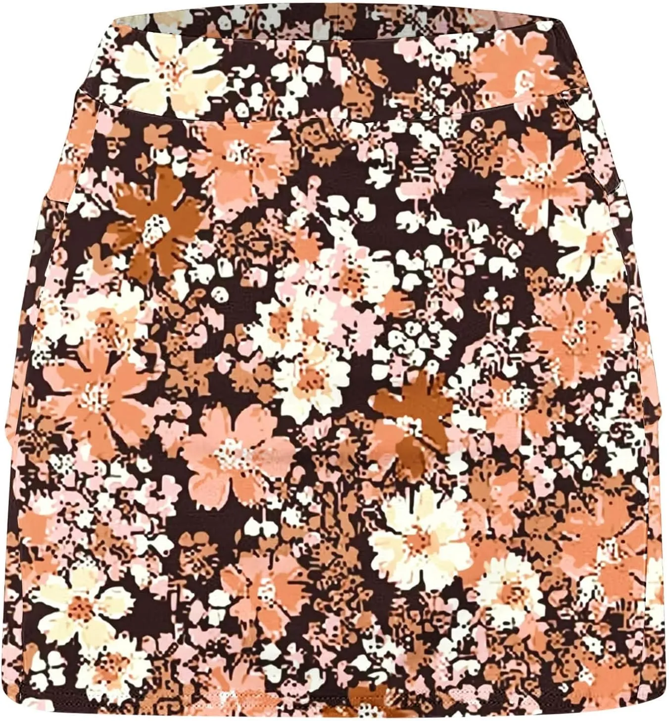 Womens Athletic Shorts Casual Fashion Printed High Waisted Skirt Pants Sports Outdoor Yoga Dressy Shorts for Running