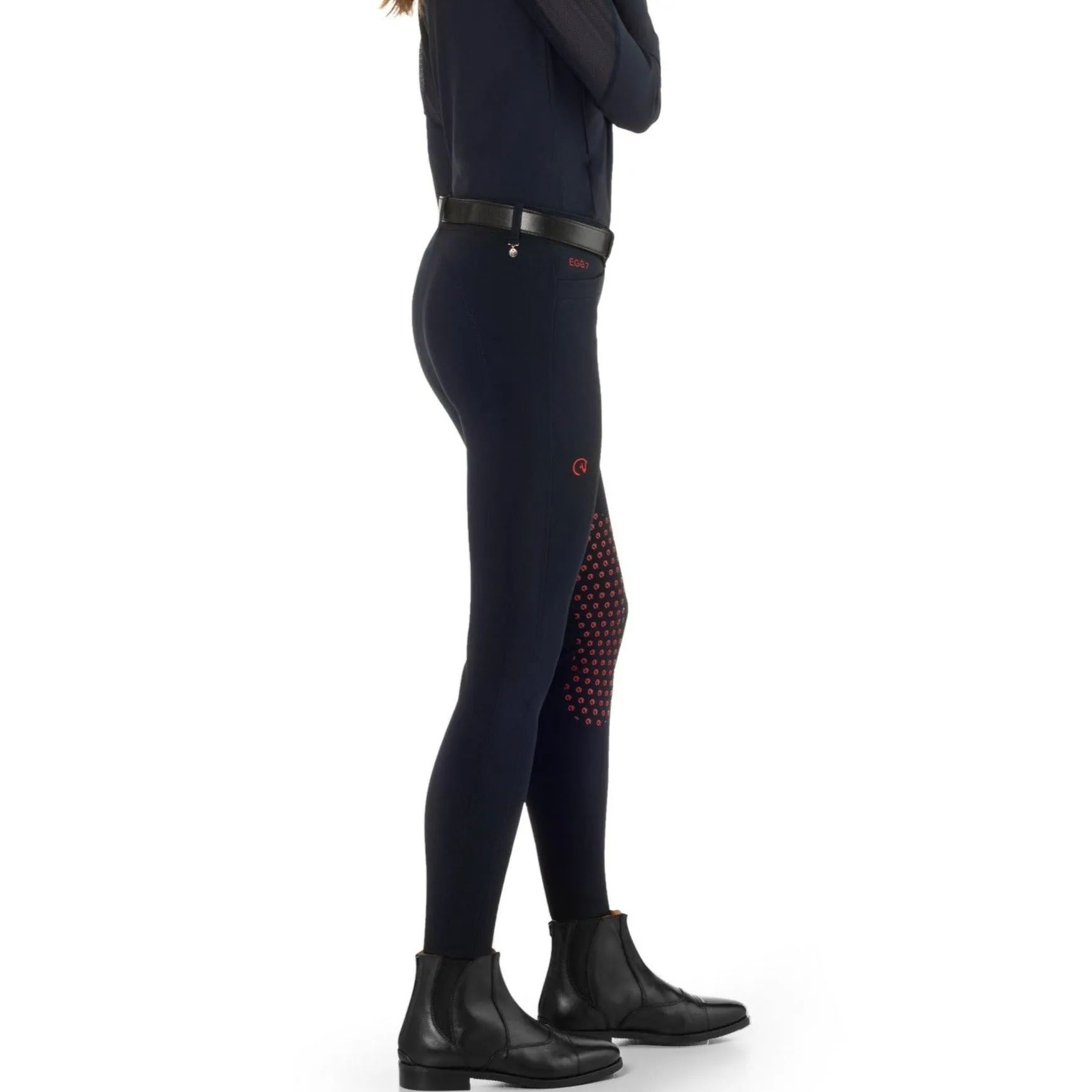 Women's Jumping Breeches GI with Colored Knee Grip